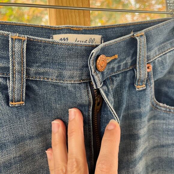 Madewell Denim High Rise Front Slit Skirt Size 27 - Picture 6 of 10